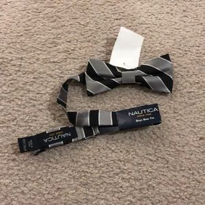 Boys nautica striped bow tie
